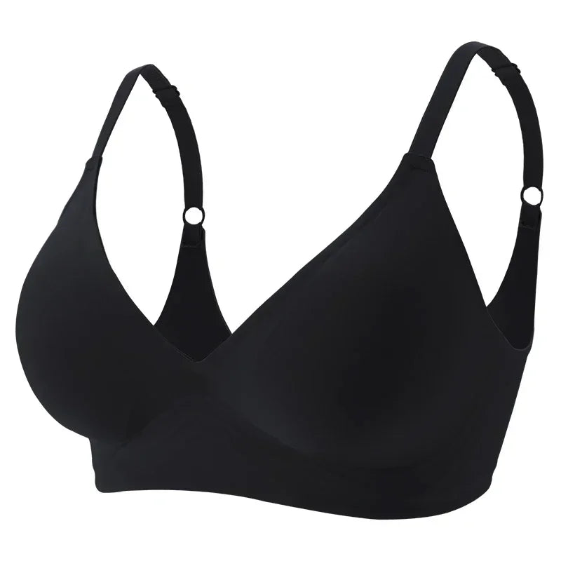 Women Seamless Wireless Jelly Bra – Soft Padded Comfort Bralette