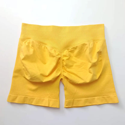 Women Impact Seamless Biker Shorts Scrunch Butt Gym & Yoga Shorts