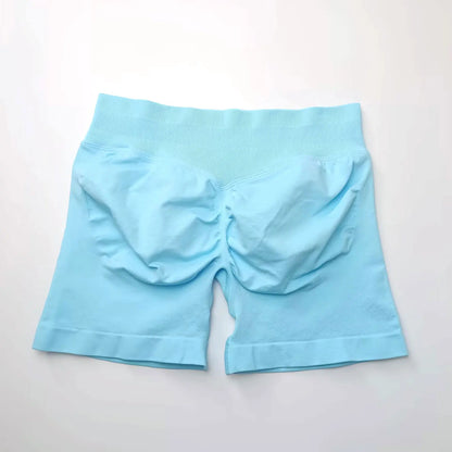 Women Impact Seamless Biker Shorts Scrunch Butt Gym & Yoga Shorts