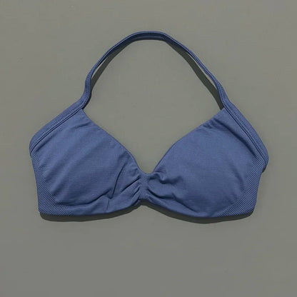 Impact Strappy High Support Sports Bra  Women Seamless Gym & Yoga Top