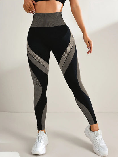 Elastic High  Waist Stylish Workout Leggings