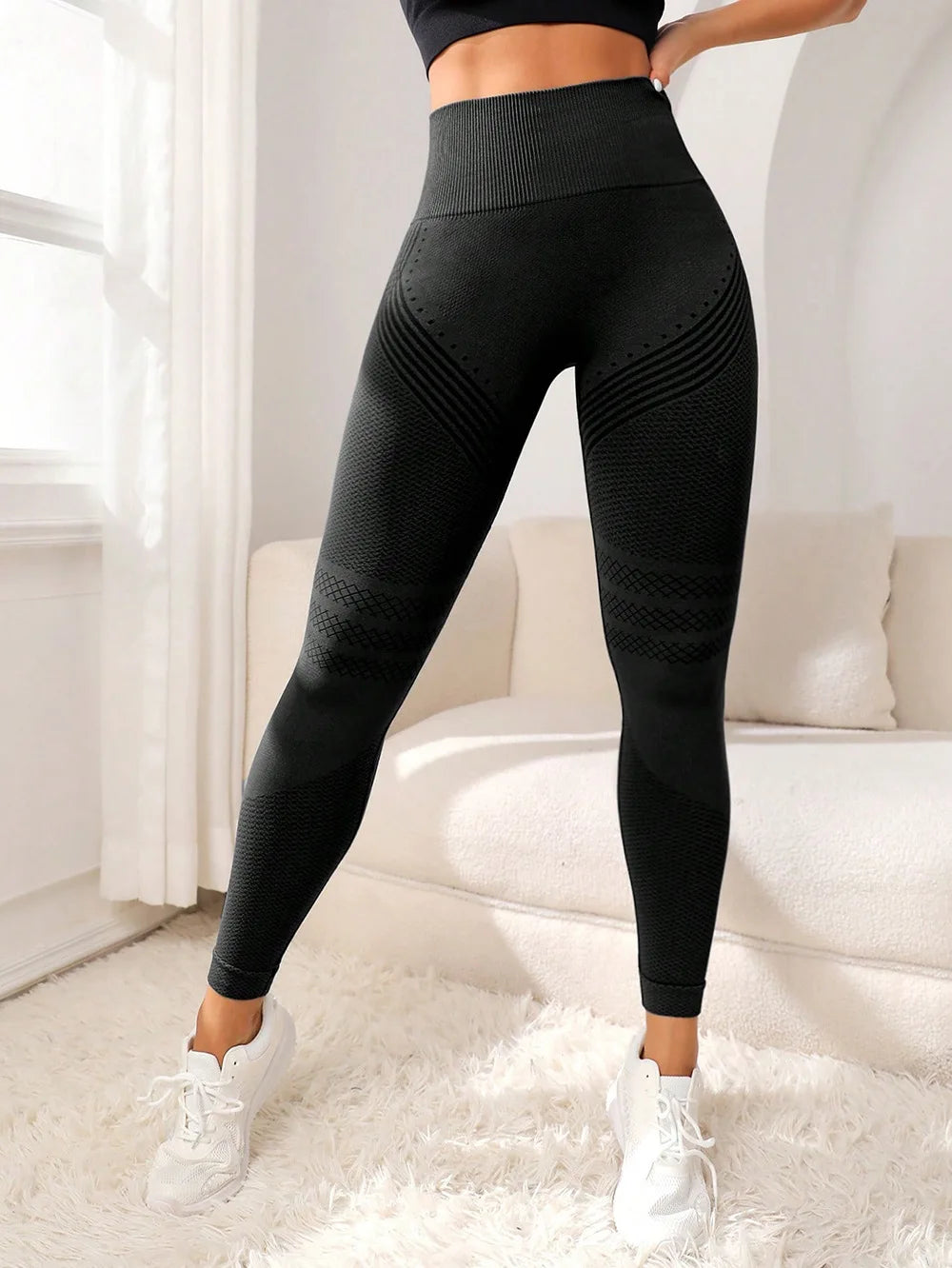 Women Push-up High Compressive Waistband Leggings