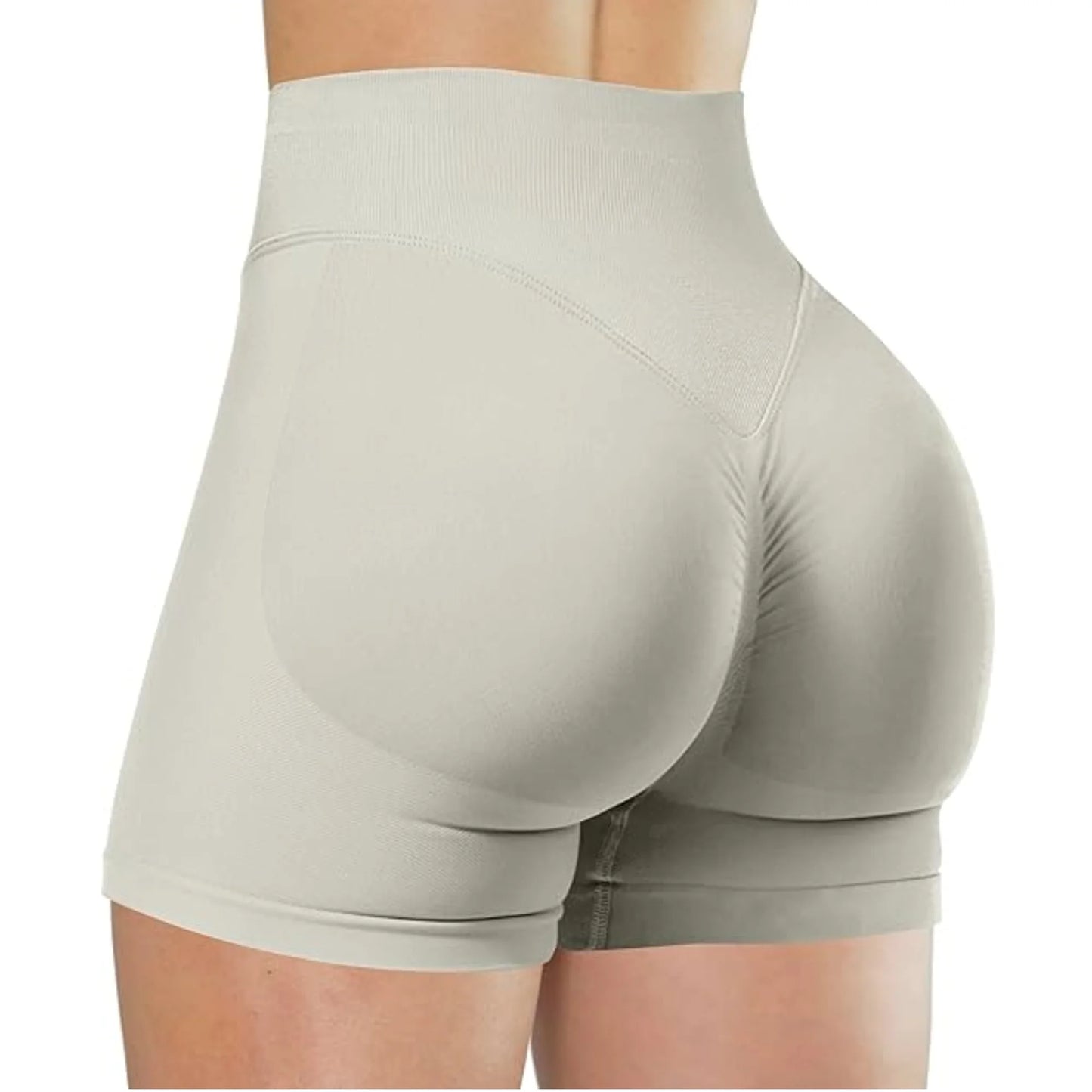 Women High Waist Yoga Shorts – Summer Fitness Running Shorts