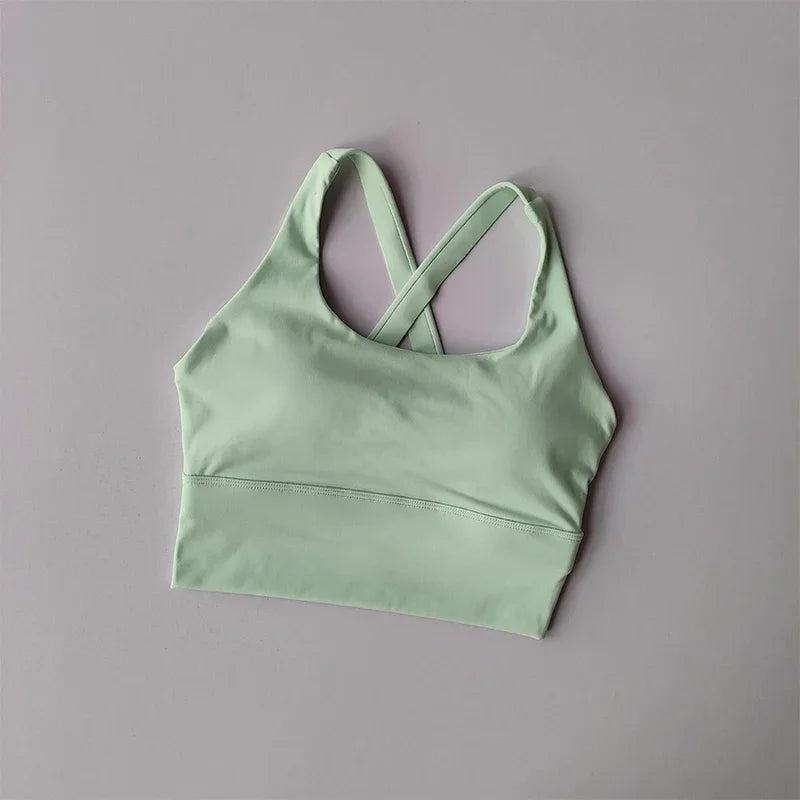 High-Intensity Shockproof Sports Bra – Running & Fitness Support Bra