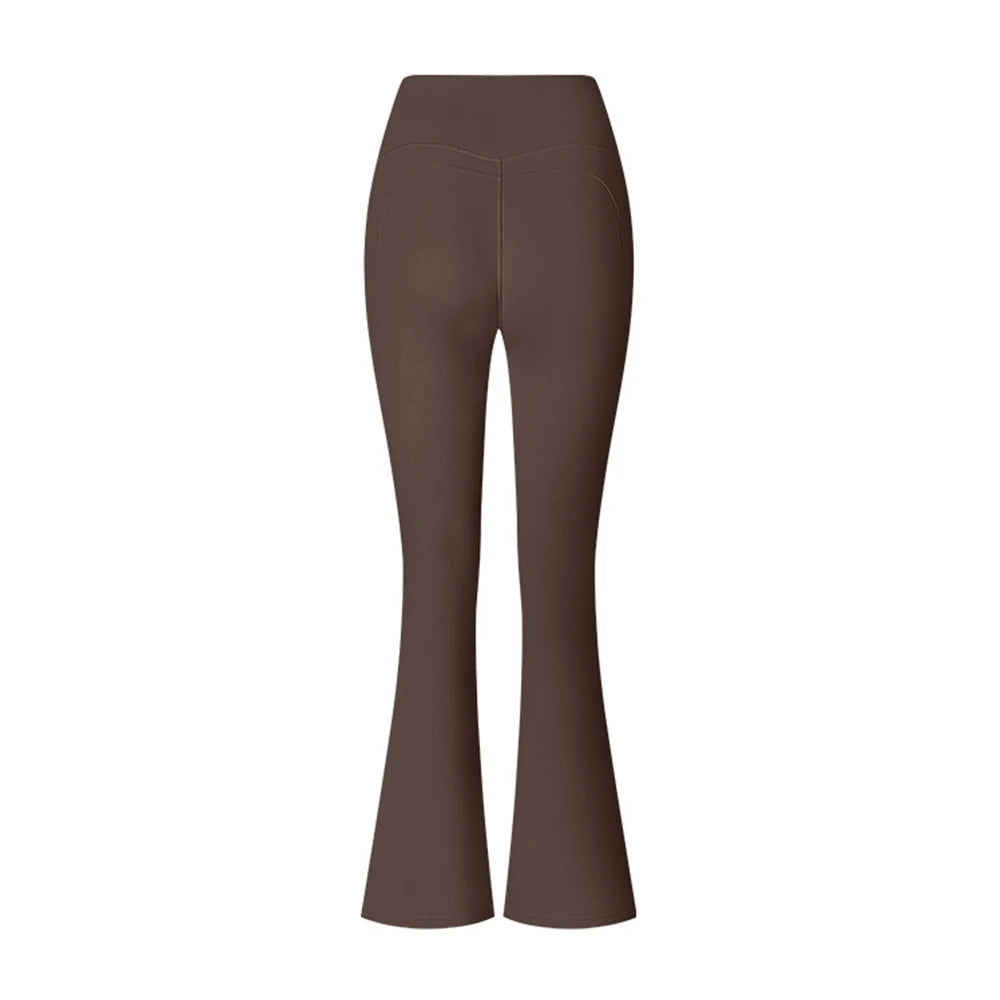 Women High Waist Flared Leggings Tummy Control Yoga & Gym Pants