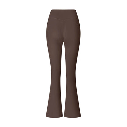Women High Waist Flared Leggings Tummy Control Yoga & Gym Pants