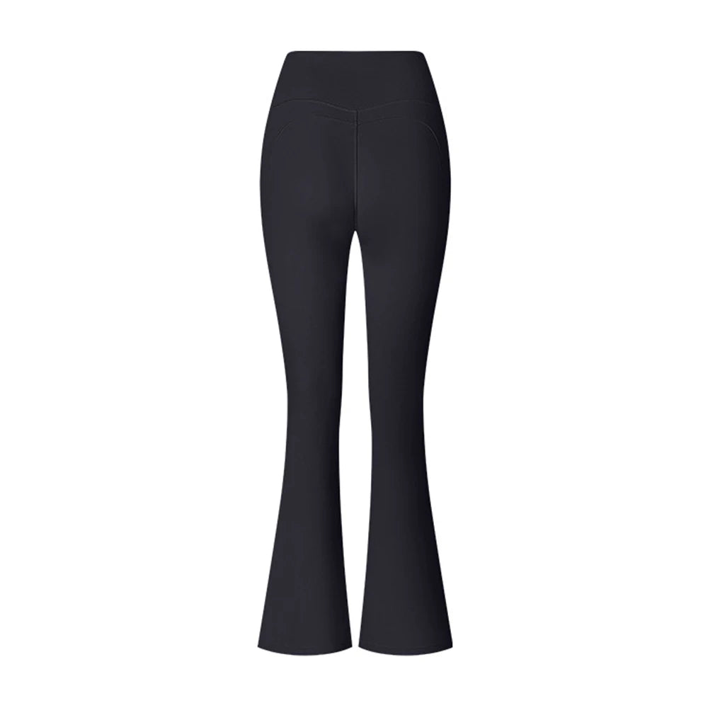 Women High Waist Flared Leggings Tummy Control Yoga & Gym Pants