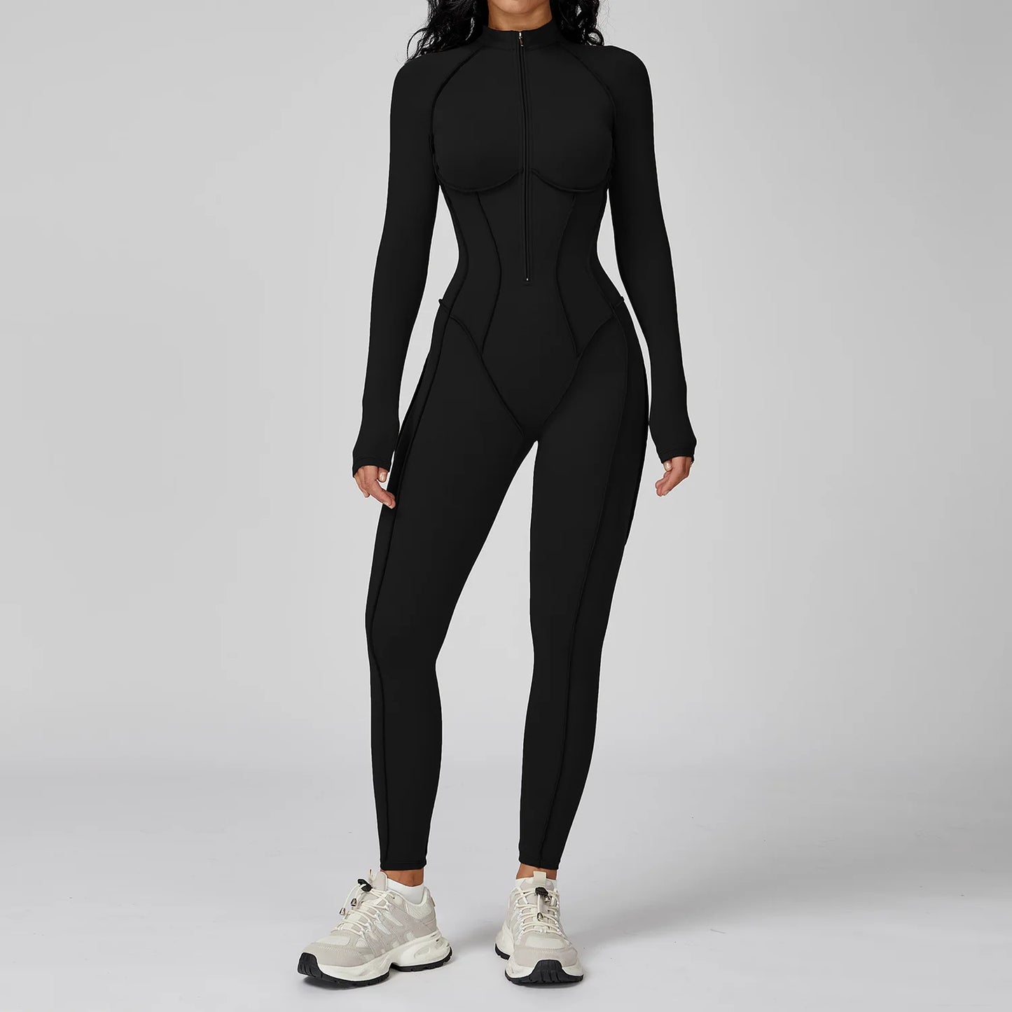 Yoga Bodysuit Long Sleeved Tracksuit