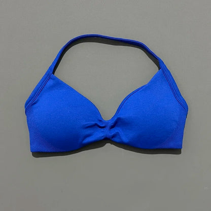 Impact Strappy High Support Sports Bra  Women Seamless Gym & Yoga Top