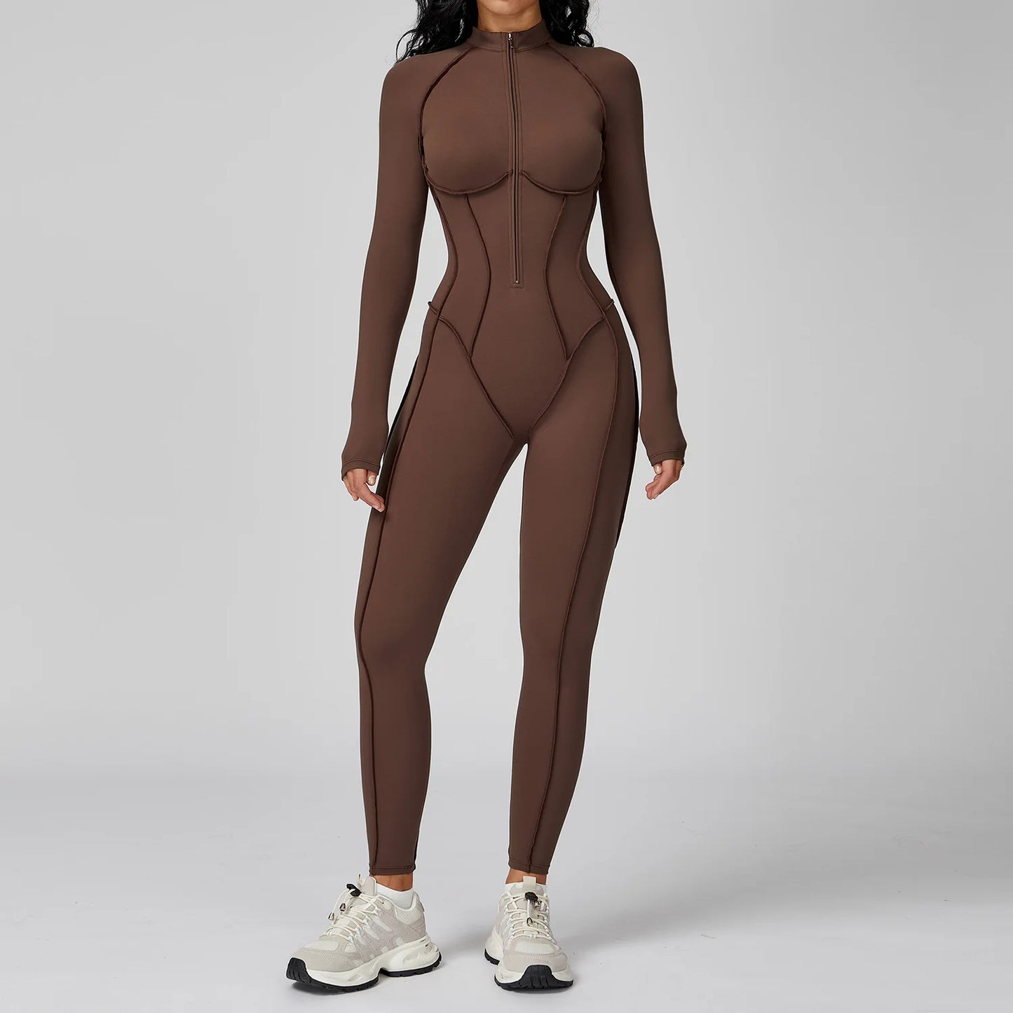 Yoga Bodysuit Long Sleeved Tracksuit
