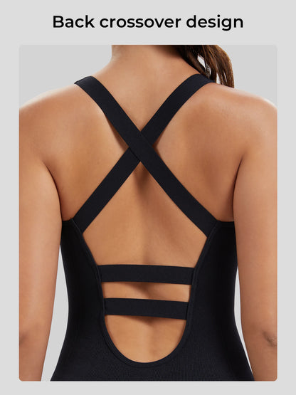 Women’s Seamless Booty Lifting Bodysuit – Quick-Dry Yoga & Fitness One-Piece
