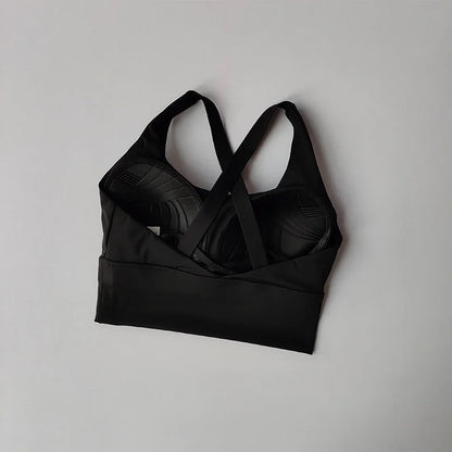 High-Intensity Shockproof Sports Bra – Running & Fitness Support Bra