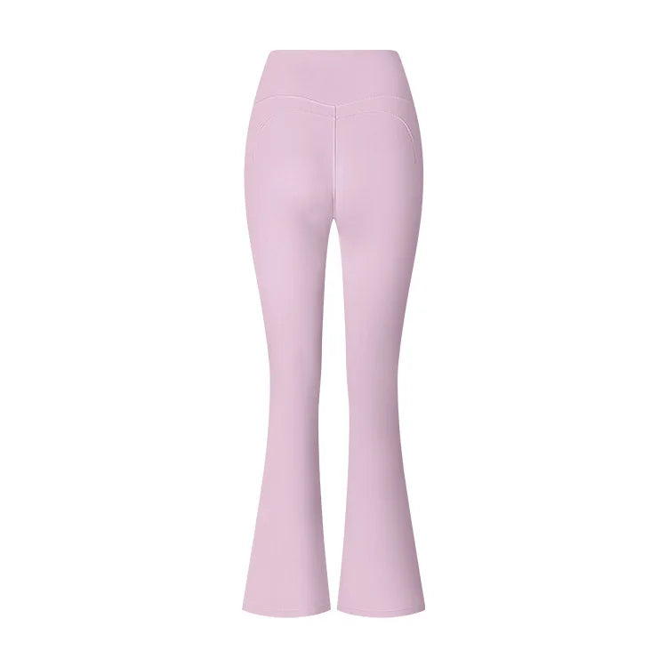 Women High Waist Flared Leggings Tummy Control Yoga & Gym Pants