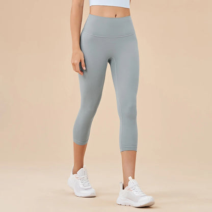 Women High Waist Push-Up Leggings Peach Hip Gym & Yoga Pants